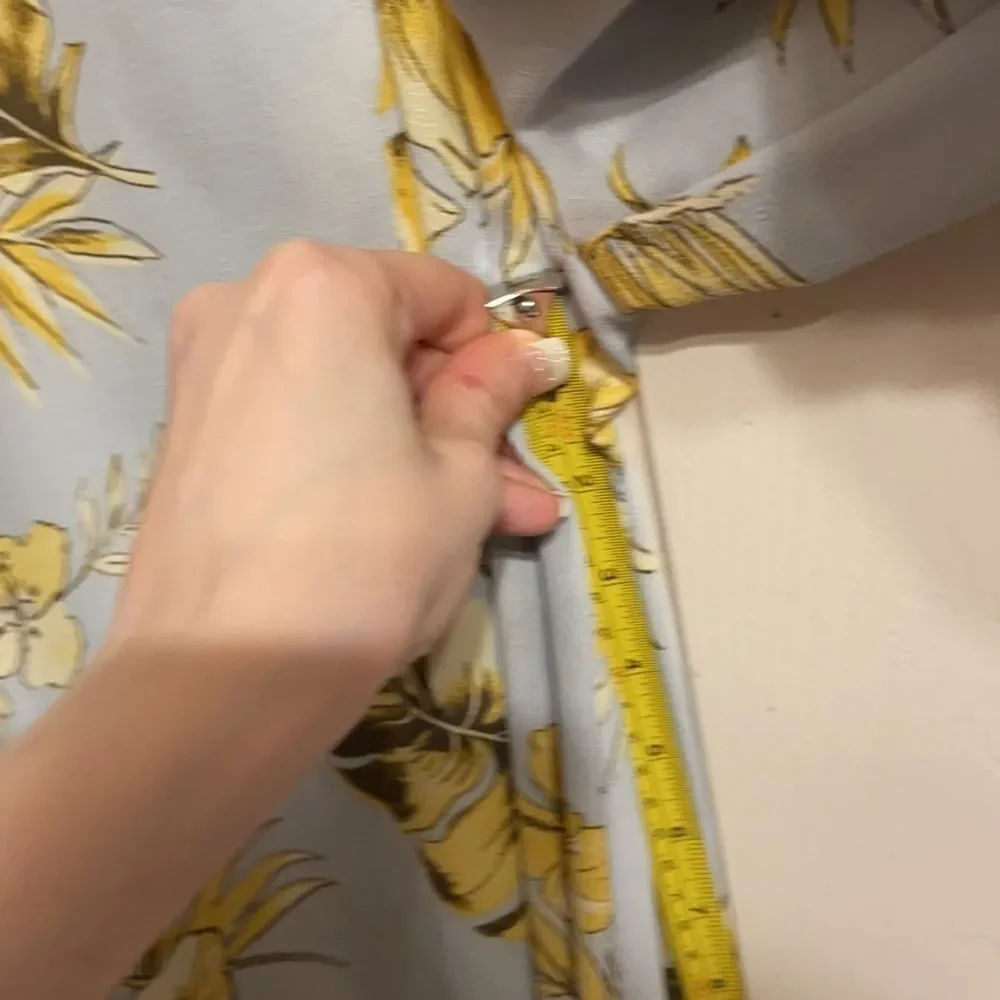 Mad For Love Blue with leaves Jumpsuit New - Picture 16 of 16